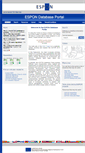 Mobile Screenshot of database.espon.eu